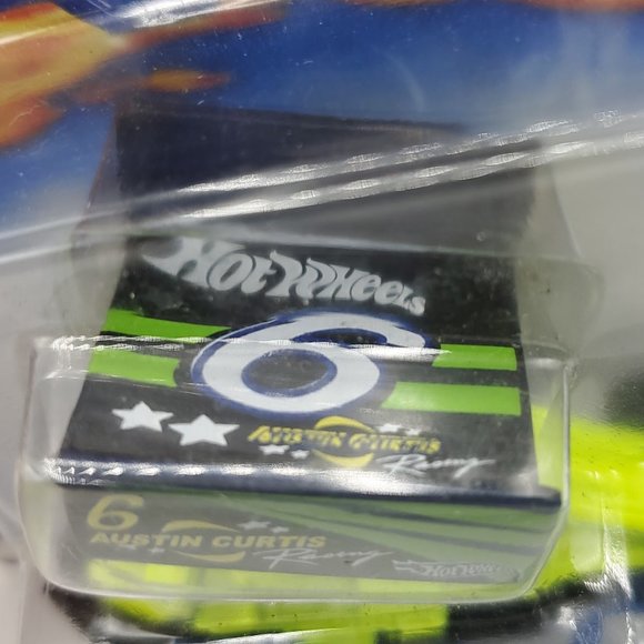 2001 Hot Wheels Mainline #129 Slide Out Lime/Black w/Chrome 3 Sp Wheel Variant - Picture 12 of 15